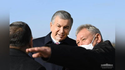 Изрображение 'Глава государства ознакомился с ходом реализации мегапроекта на АГМК (фото)'