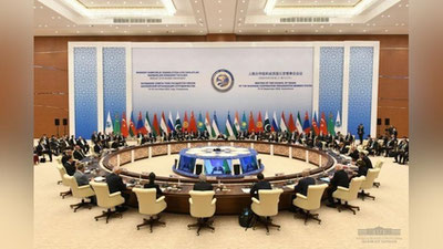 Изрображение 'Президент Узбекистана примет участие в заседании ШОС в Астане'