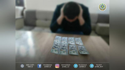 'Toshkentda qo`riqlash xizmatiga ishga joylashtirishni aytib, 2 ming AQSh dollari olgan shaxsga nisbatan jinoyat ishi qo`zg`atildi'ning rasmi