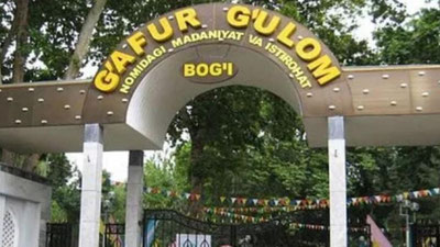 'G`afur G`ulom bog`ning inglizcha nomi e`tirozlarga sabab bo`lmoqda'ning rasmi