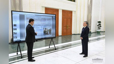 'Президент “Янги Наманган” шаҳарчасининг иккинчи босқичи лойиҳаси билан танишди (фото)'ning rasmi