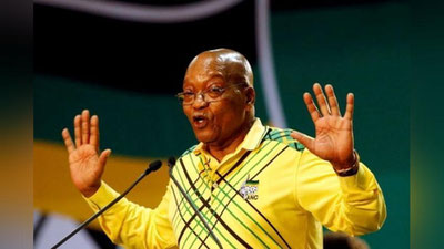 'Janubiy Afrikaning sudlanayotgan sobiq prezidenti kasalxonaga tushib qoldi'ning rasmi