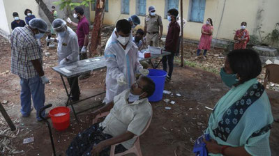 Изрображение 'В Индии предупредили о "молниеносной заразности" новейшего штамма коронавируса'