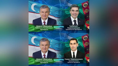 'Шавкат Мирзиёев Гурбангули Бердимуҳамедов ва унинг ўғли билан телефон орқали гаплашди'ning rasmi