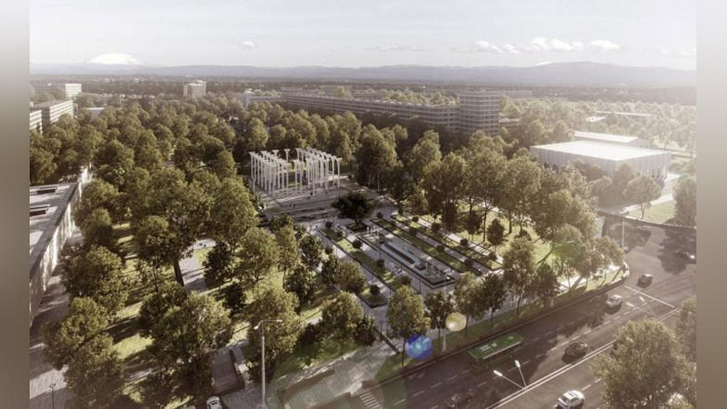'“SUM” qarshisidagi bog`da yaratiladigan Mustaqillik monumenti bo`yicha bir necha variantlar taqdim etildi (foto)'ning rasmi