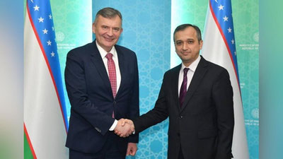 Изрображение 'В МИДе Узбекистана принята делегация Сейма Польши'