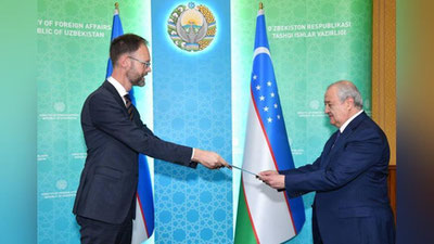 Изрображение 'Новый посол Швейцарии в Узбекистане приступил к работе'