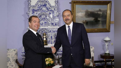 Изрображение 'В Москве прошли переговоры премьер-министров Узбекистана и России'