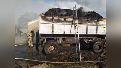Изрображение 'Возгорание соломы на "КАМАЗе" в Кашкадарье привело к трагедии'