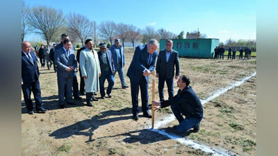 Изрображение 'В ХИВЕ НАЧАТО СТРОИТЕЛЬСТВО ПРЕЗИДЕНТСКОЙ ШКОЛЫ'
