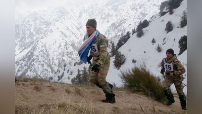 'Harbiy xizmatchilar o`rtasida marafon o`tkazildi 'ning rasmi