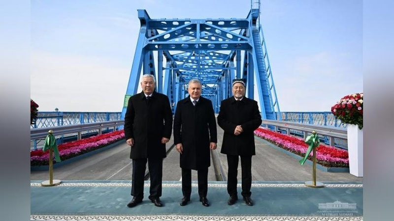 'Prezident Qoraqalpog`iston bilan Xorazmni bog`laydigan yangi ko`prikni ochib berdi'ning rasmi