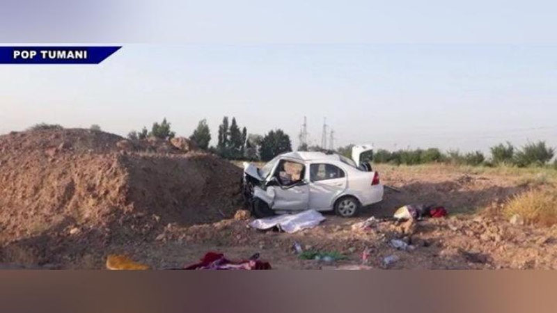 'Namanganda «Nexia» do`nglikka urilishi oqibatida haydovchi vafot etdi'ning rasmi