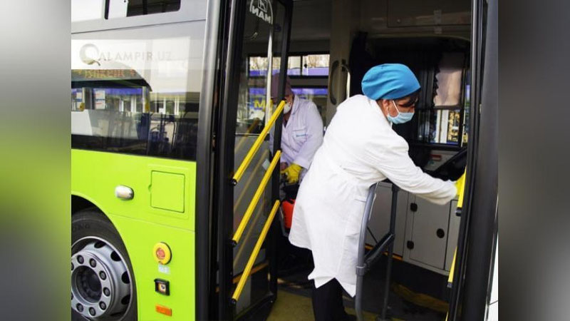 'Endilikda niqobsiz bo`lgan shaxslar transport vositalari saloniga chiqarilmaydi – SSV'ning rasmi