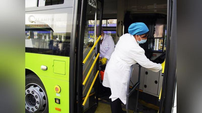 '​Endilikda niqobsiz bo`lgan shaxslar transport vositalari saloniga chiqarilmaydi   – SSV'ning rasmi