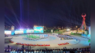 'Mustaqilligimizning 30 yilligiga bag`ishlangan bayram shodiyonalari bo`lmoqda'ning rasmi