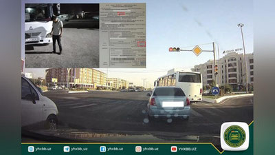 'Svetoforning qizil chirog`ida harakatlangan avtobus haydovchiga chora ko`rildi'ning rasmi