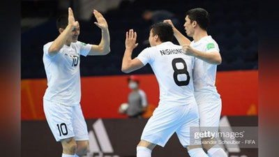 'O`zbekiston futzal terma jamoasi ilk marta Jahon chempionatining pley-off yo`llanmasini qo`lga kiritdi'ning rasmi