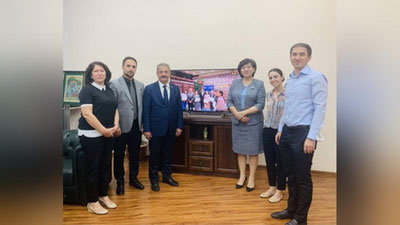 'Turkiyaning YTB tashkiloti raisi o`rinbosari Sharqshunoslik universitetiga tashrif buyurdi'ning rasmi