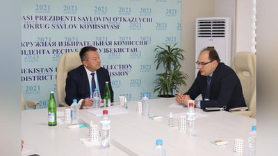 'Evgeniy Kozyak: "O`zbekistonda bo`lib o`tadigan Prezident saylovi MDH mamlakatlari uchun ham ahamiyatli"'ning rasmi