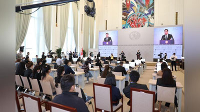 'Сайлов куни тана ҳарорати юқори бўлганлар учун алоҳида кабина ва қути ташкиллаштирилади'ning rasmi