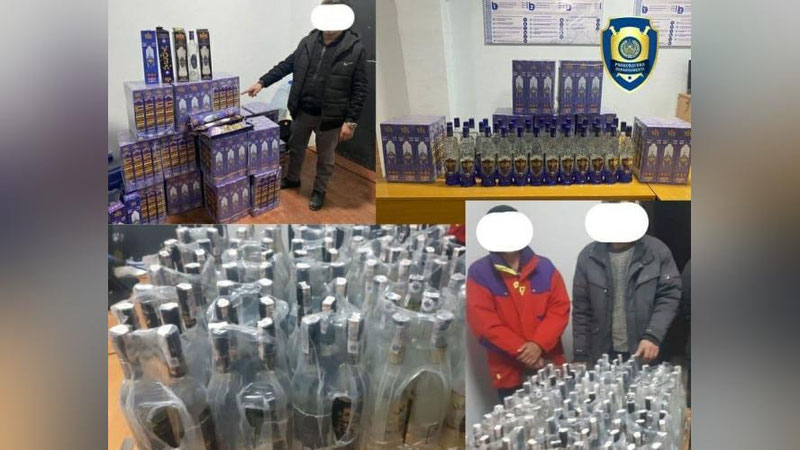 'Yangiyo`l va Qorao`zakda qo`lbola alkogol mahsulotlarini tayyorlanganlar qo`lga olindi'ning rasmi