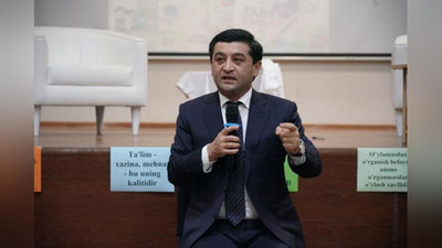 'ХТВ вазири таълим тизимига бефарқ бўлмаган ижтимоий тармоқ фойдаланувчиларига мурожаат йўллади'ning rasmi