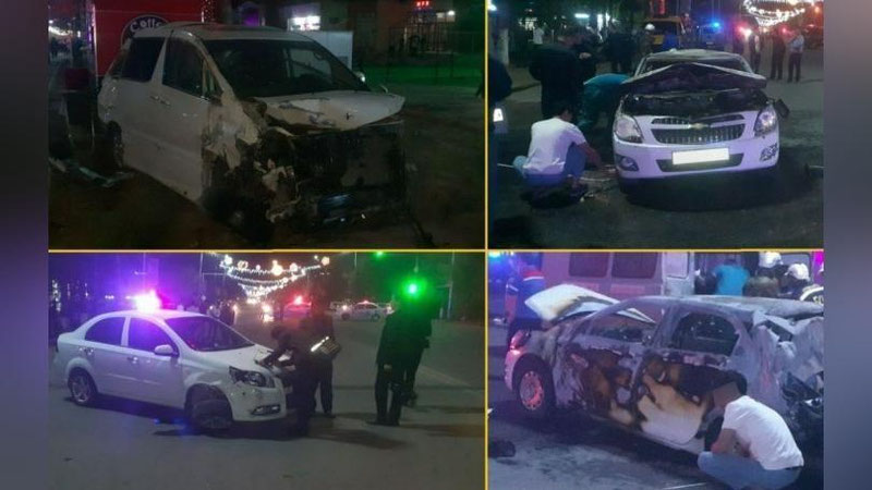 Изрображение 'ДТП в Термезе привело к пожару в "Кобальте": погиб пассажир'