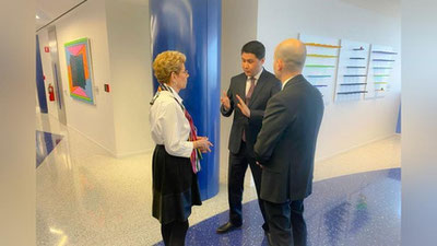 'Ўзбекистон делегациясининг АҚШга амалий ташрифи бошланди'ning rasmi