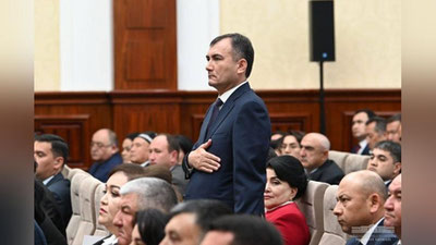'Murodjon Azimov Xalq deputatlari Qashqadaryo viloyat kengashiga deputat etib saylandi'ning rasmi