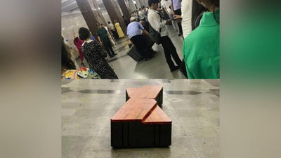 'Метро йўловчиларини “қўрқитган” ўриндиқларнинг шакли ўзгарди'ning rasmi