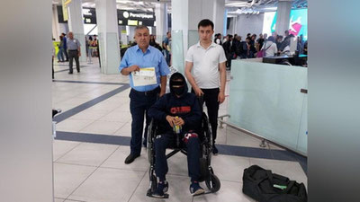 '11 йил аввал Россияга ишлаш учун кетиб, ишга лаёқатсиз бўлиб қолган Ўзбекистон фуқароси ватанга қайтарилди'ning rasmi
