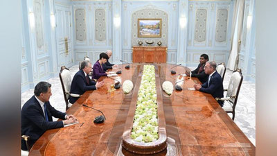 'Shavkat Mirziyoev Parlamentlararo ittifoq delegasiyasini ham qabul qildi'ning rasmi