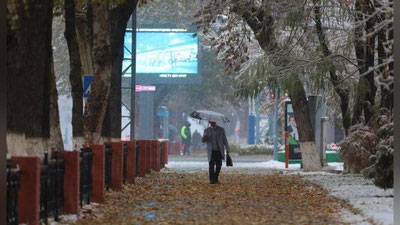 'Respublika hududlarida 11-12 sentyabr kungi yomg`irlar qorga aylanishi mumkin'ning rasmi