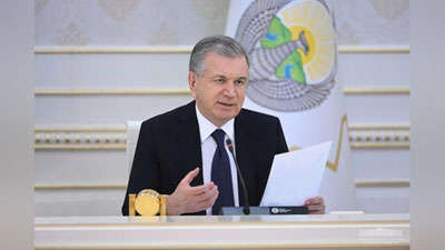 'Prezident “Yashil makon” doirasida yil yakuniga qadar 75 mln. dona va 2023 yil bahor oylarida yana 125 mln. dona mevali va manzarali ko`chatlar ekish vazifasini qo`ydi'ning rasmi