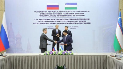'O`zbekiston va Rossiya 4 mlrd dollarlik 20 dan ortiq loyihalar ustida ish olib bormoqda'ning rasmi
