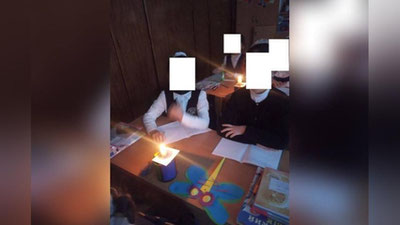 'Toshkent shahridagi maktablardan birida o`quvchilar sham yorug`ida dars o`tgani aytilmoqda'ning rasmi