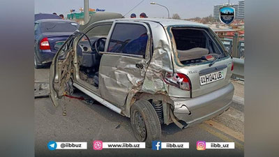 'Olmazorda “Matiz”, "Changan" hamda "Cobalt" ishtirokida YTH sodir bo`ldi'ning rasmi