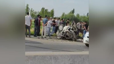 'Toshkentda sodir bo`lgan YTHda Nexia-2 ikkiga bo`linib ketdi. Qurbon bor (video)'ning rasmi