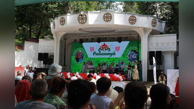 Изрображение 'В Ташкенте отметили татаро-башкирский праздник Сабантуй (фото, видео)'