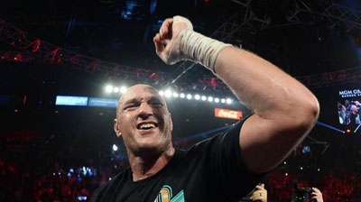 'Supeog`ir vazndagi bokschi Tayson raqibi Deontey Uaylderni nokautga uchratdi'ning rasmi