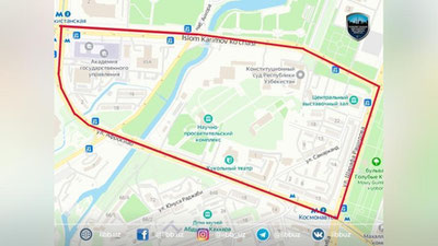Изрображение 'В центре Ташкента пройдет забег: список перекрываемых участков улиц'