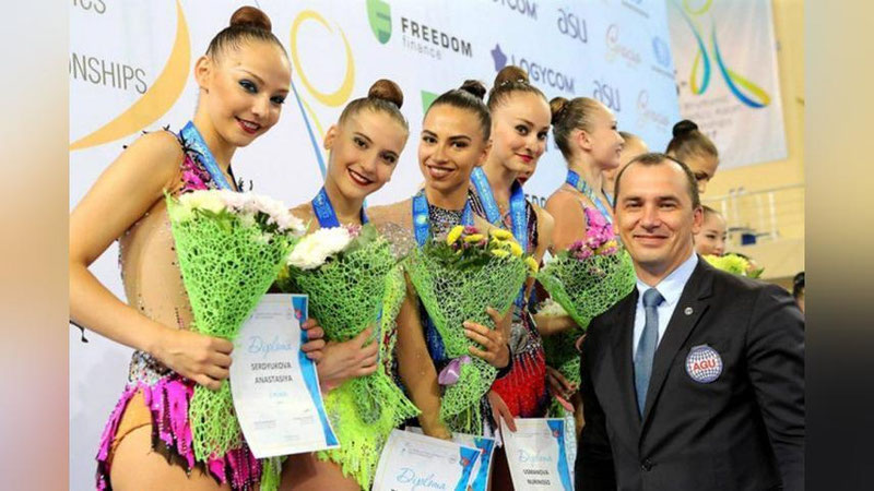 Изрображение 'Узбекским гимнасткам вручили золотые медали казахстанских спортсменок'