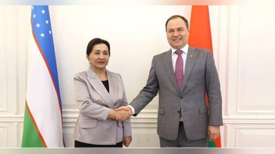 Изрображение 'Узбекистан и Беларусь договорились о сотрудничестве в поддержке женского предпринимательства'