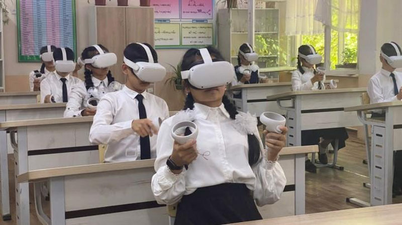 'Toshkent viloyatidagi maktabda virtual laboratoriya ishga tushirildi'ning rasmi