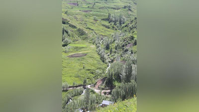 'Turkiyaliklar Shahrisabzdagi qishloqlardan biriga chodirlar qurib, turizmni rivojlantirmoqchi'ning rasmi