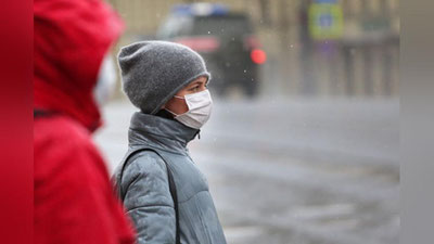 'Sovuqda niqobdan bir soatdan ortiq foydalanmang!'ning rasmi