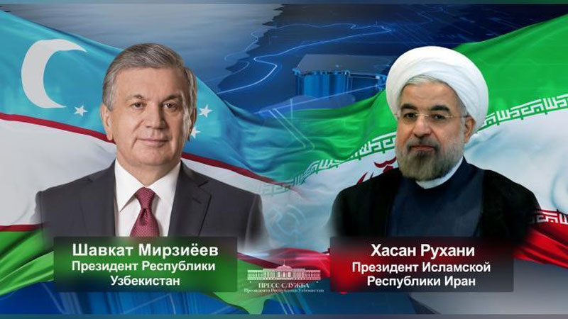 Изрображение 'Президент Узбекистана провел телефонный разговор с главой Ирана'