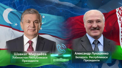'O`zbekiston va Belarus Prezidentlari telefon orqali muloqot qildi'ning rasmi
