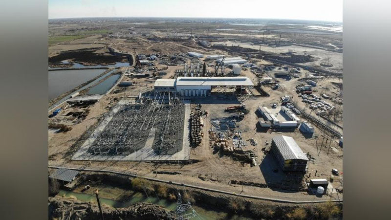 Изрображение 'В Хорезмской области введена новая газопоршневая электростанция'